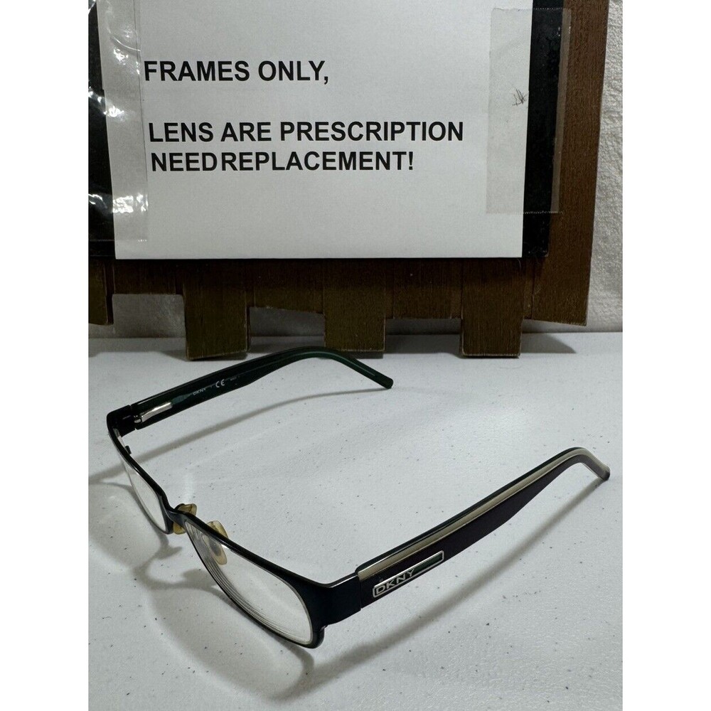 DKNY Black Rectangular Eyeglasses Frame Only DY5597 1004 51 17 140
